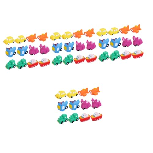 VICASKY 48 Stk Badespielzeug Spielzeug für die Früherziehung schwimmendes Autospielzeug kinder wasserspielzeug kinderwasserspielzeuge badewanne Kinderspielzeug Badezimmer-Squeeze-Spielzeug von VICASKY