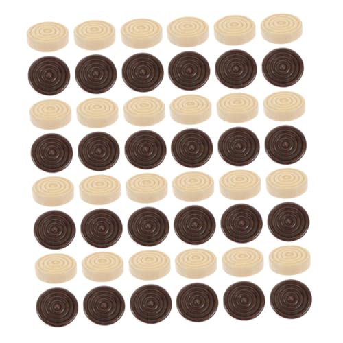 VICASKY 48 Stück Holzspielsteine für Brettspiele Stapelbare Runde Holz-damesteine mit Glatten Kanten Ersatzschach Damespielzubehör für Lernspiele Reisen Camping und Familienaktivitäten VICASKY 48 Stück Holzspielsteine für Brettspiele Stapelbare Runde Holz-damesteine mit Glatten Kanten Ersatzschach Damespielzubehör für Lernspiele Reisen Camping und Familienaktivitäten von VICASKY