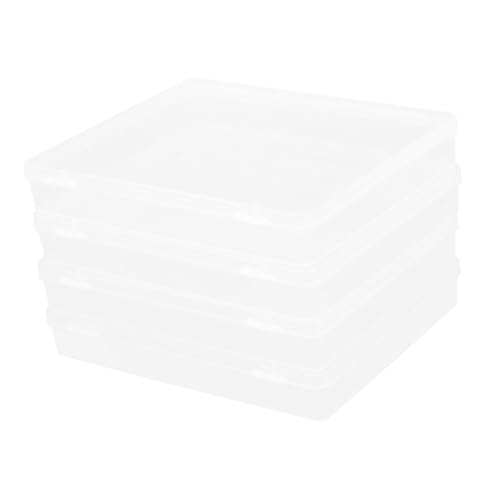 VICASKY 4Er-Box Poker- Storage Boxes aufbwahrungs-Box vorratsboxen Transparente Kartenbox verstauungsboxen Spielkarten Speicherhalter Gaming-Halteretui pp von VICASKY