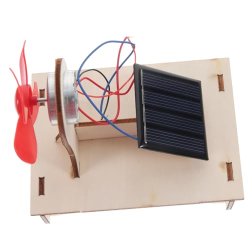 VICASKY 5 Sätze Solarmotor-Kit Wissenschaftliches Experiment für Kinder experimente für Kinder Experiment Kinder Solarenergie-Spielzeug zusammenbauen Solar-Holzspielzeug zum Zusammenbauen von VICASKY