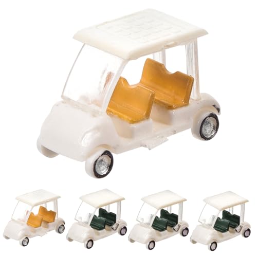 VICASKY 5 Stück Mikro Landschaft Sandtisch Modell DIY Spielzeug Maßstab 1150 Golfwagen Praktische Golfwagen Modelle Simulation Golfwagen Fahrzeuge Auto Spielzeug Mini von VICASKY