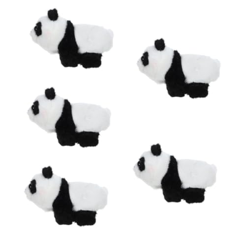 VICASKY 5 Stück Panda Armband Süßes Slap Armband Tier Slap Handgelenk Armbänder Plüschtier Slap Bänder Slap Armband Stofftier Plüschtier Slap Armband Partygeschenke Slap Armband von VICASKY