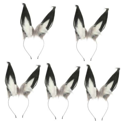 VICASKY 5 Stück Plüsch Kaninchenohren Haarreif für Frauen Weiches Leichtes Bunny Headband Langlebig und Formbeständig für Cosplay Karneval Ostern und Partys Niedlicher Haarreif als und VICASKY 5 Stück Plüsch Kaninchenohren Haarreif für Frauen Weiches Leichtes Bunny Headband Langlebig und Formbeständig für Cosplay Karneval Ostern und Partys Niedlicher Haarreif als und von VICASKY