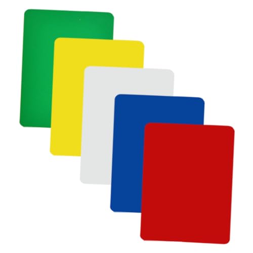 VICASKY 5 Stück Poker Schneidkarten Tragbarer Poker Kartenspender Spielzubehör Poker Kartenzubehör Farbige Poker Schnittkarten Pokerkarten Mischwerkzeug Spender Für Poker von VICASKY