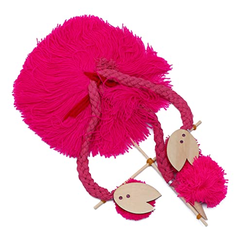 VICASKY 5 Stück Schnur Plüschtiere Kinderspielzeug Puppen für Kinder Tierpuppen Flamingo Plüschtier interaktives Spielzeug Kinder Spielzeug lustige Toys for Hölzern Rosy von VICASKY