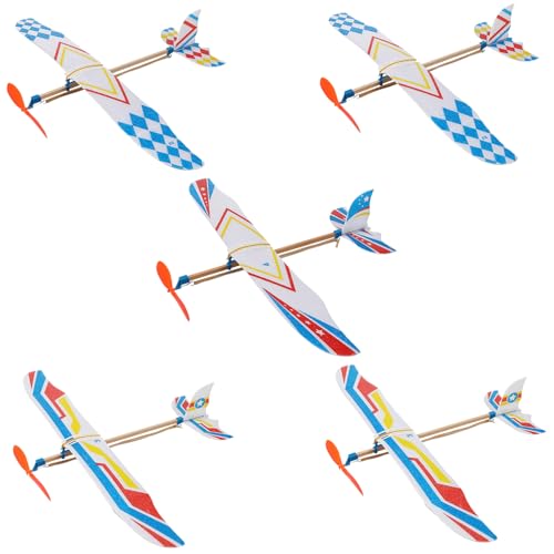VICASKY 5 Stück Teiliges DIY Schaumflugzeug Spielzeugset für Handgefertigter Gleitflieger aus Sicherem Material Pädagogisches Bastelset für Eltern Junge Mädchen Aktivitäten VICASKY 5 Stück Teiliges DIY Schaumflugzeug Spielzeugset für Handgefertigter Gleitflieger aus Sicherem Material Pädagogisches Bastelset für Eltern Junge Mädchen Aktivitäten von VICASKY