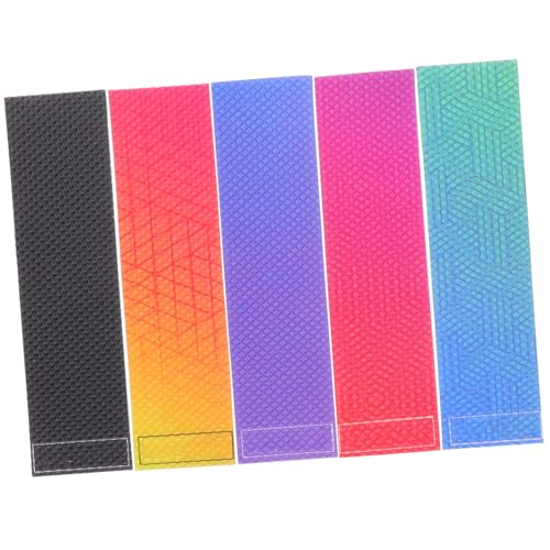 VICASKY 5 Stück Teiliges Stressabbau Aufkleber aus Peva Selbstklebende Farbverlaufsfarbene Fidget Streifen zur Beruhigung und Angstlinderung Geeignet für Erwachsene zur Stressreduktion VICASKY 5 Stück Teiliges Stressabbau Aufkleber aus Peva Selbstklebende Farbverlaufsfarbene Fidget Streifen zur Beruhigung und Angstlinderung Geeignet für Erwachsene zur Stressreduktion von VICASKY