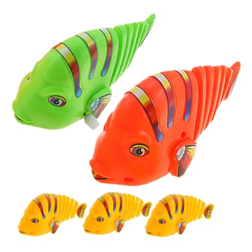 VICASKY 5 Stück Teiliges Wind Up Fischspielzeug Schwingend ohne Batterien Interaktives Bade und Wasserspielzeug für Fördert Sensorische Entwicklung und Sorgt für VICASKY 5 Stück Teiliges Wind Up Fischspielzeug Schwingend ohne Batterien Interaktives Bade und Wasserspielzeug für Fördert Sensorische Entwicklung und Sorgt für von VICASKY