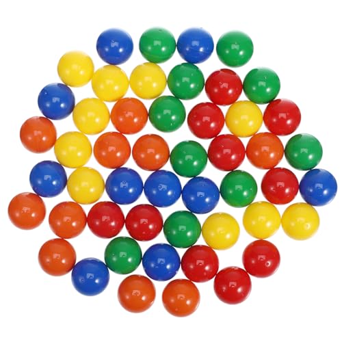 VICASKY 50 Stück Lotteriekugel Glückskugeln Bolas Partyspielbälle Lotterie-Ball-Maschine Tally-Bälle tischtennisball tischfussball Party-Aktivitäts-Requisiten Verlosung von Bällen Plastik von VICASKY