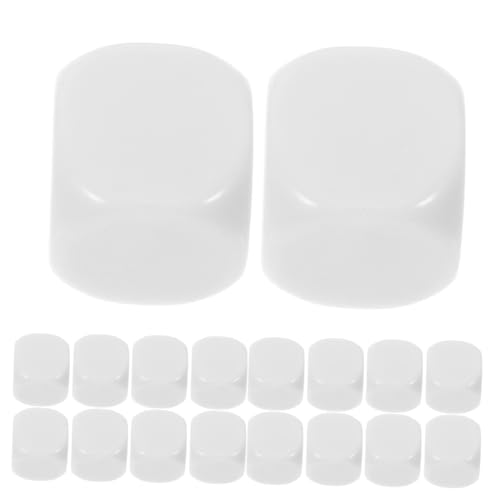VICASKY 50 Stück Teiliges Acryl Würfelset Blanko Würfel für Brettspiele DIY mit Glänzender Oberfläche für Handbeschriftung Siebdruck Schablonendruck Vielseitig Einsetzbar für Tabletop VICASKY 50 Stück Teiliges Acryl Würfelset Blanko Würfel für Brettspiele DIY mit Glänzender Oberfläche für Handbeschriftung Siebdruck Schablonendruck Vielseitig Einsetzbar für Tabletop von VICASKY