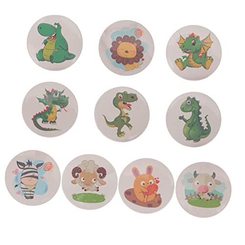 VICASKY 50 Stück Urinal Temperaturaufkleber Cartoon Toilettenaufkleber Cartoon Aufkleber Dinosaurier Aufkleber Töpfchen Trainingstabelle Töpfchen Tabelle Kinderaufkleber PVC Tier von VICASKY