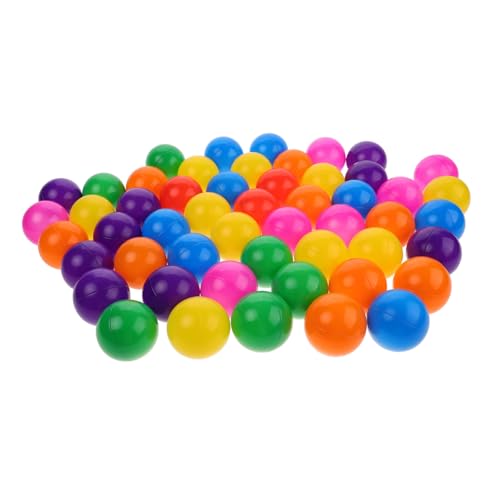 VICASKY 50 Stück -bobo-Ball Bälle Der Ozeangrube Kehrteproofballpit Zurück Partygeschenke Für Poolzelte Wiederverwendbarer Spielball -spielbälle -Pool-bälle Pitbälle Plastik von VICASKY