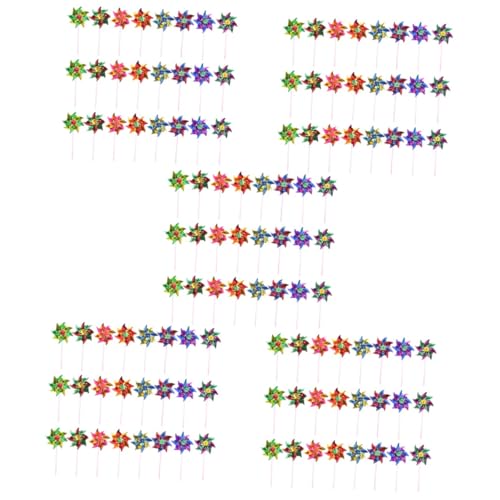 VICASKY 500 STK kleines Windmühlenspielzeug Windmühlen für Kinder Windmühlen im Freien Kinderspielzeug Spielzeug für Kinder Blitzspielzeug Rasendekorationen Windmühle Spielzeug Plastik von VICASKY