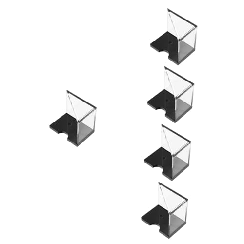 VICASKY 5Er-Box Schürhaken-Rack-Abfallbox Baseball-Kartenetui klarer Behälter Spielkartenetui spielkartenhalter Pokerkarten Spielzeug Kartenorganisatoren Pokerboxen Acryl von VICASKY