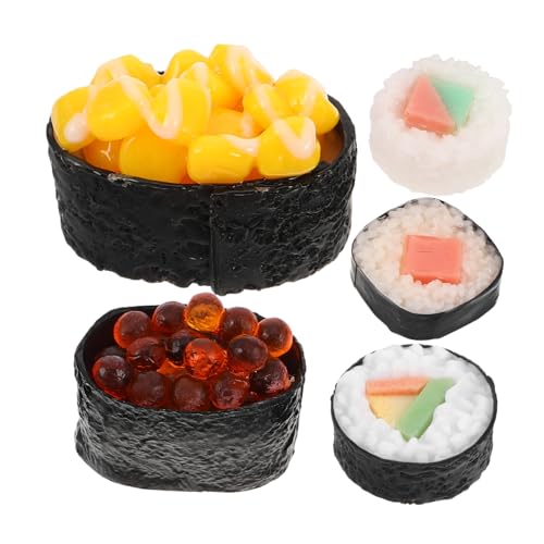 VICASKY 5Pcs Sushi Modell Photo Tassel Reismodell Japanisches Modell Anhänger Modell Multipurpose Griff von VICASKY