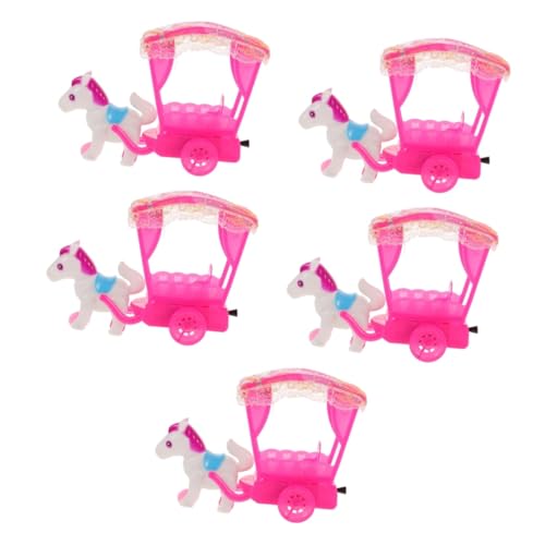 VICASKY 5St Ponyspielzeug Autospielzeug für Kleinkinder Spielzeug für Babyautos Spielzeug für Kinder Geburtstagsgeschenk für Kinder Kinderwagen Spielzeug Cartoon-Auto-Spielzeug von VICASKY