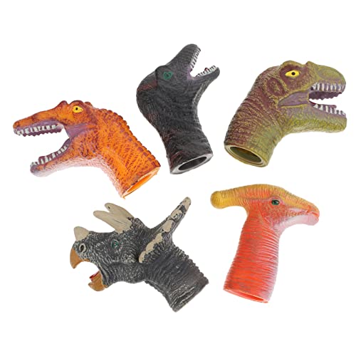 VICASKY 5st Handpuppenspielzeug Interaktives Spielzeug Für Kinder Dinosaurierspielzeug Für Kinder Fingerpuppen Für Kinder Tierische Fingerpuppen Fingerpuppen Mini-fingerpuppen Plastik von VICASKY