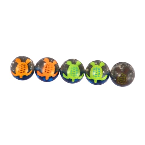 VICASKY 5st Lernspielzeug Für Kinder Stretch-Ball-Spielzeug Mini-wasserbälle Klarer Springball Elastisches Ballspielzeug Kinder Lustiges Spielzeug Neon Hüpfende Bälle Große Hüpfbälle Grey von VICASKY