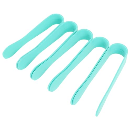 VICASKY 5st Pinzette Für Kinder Schulpinzette Gator-Grabber-pinzette Perlenpinzette Wissenschaft Pinzette Feinmotorikspielzeug Kleinkind Pinzette Perlen Pinzette Zählpinzette Abs Sky-Blue von VICASKY