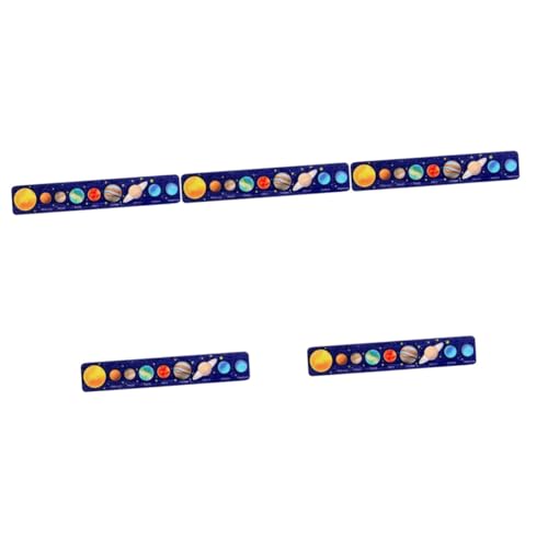 VICASKY 5st Sonnensystem-Puzzle Pädagogischer Denksport Kinderspielzeugpuzzles Frühpädagogische Matching-rätsel Raumboden-Puzzle Spielzeug Für Kleinkinder Puzzle Für Kinder Hölzern von VICASKY