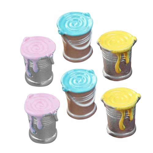 VICASKY 6stücke Mini-farbeimer Puppenhäuser Simulation Farbbehälter-Modelle Dekorative Requisiten Miniatur-Werkzeuge Geeignet Für Mini-hauslayouts Und Verschiedene Zimmer VICASKY 6stücke Mini-farbeimer Puppenhäuser Simulation Farbbehälter-Modelle Dekorative Requisiten Miniatur-Werkzeuge Geeignet Für Mini-hauslayouts Und Verschiedene Zimmer von VICASKY