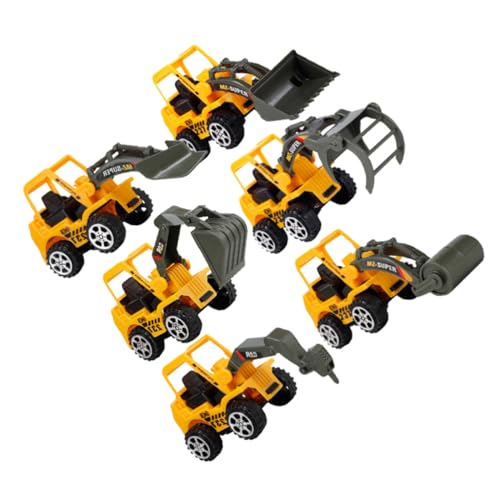 VICASKY 6 Stück Teiliges Baufahrzeug aus Robustem Inertialantrieb Spielzeugbagger und Baustellenfahrzeuge Kleine für Kinderhände Fördert Motorik und Spielspaß VICASKY 6 Stück Teiliges Baufahrzeug aus Robustem Inertialantrieb Spielzeugbagger und Baustellenfahrzeuge Kleine für Kinderhände Fördert Motorik und Spielspaß von VICASKY