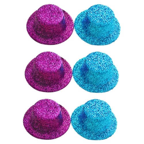 VICASKY 6 Stück Teiliges Bunte Pailletten Mini Zylinderhüte DIY Bastelset für Puppen Haustiere Partydekoration Langlebige Mini Hüte für Kreative Accessoires Zufällige Zufällige Farbe VICASKY 6 Stück Teiliges Bunte Pailletten Mini Zylinderhüte DIY Bastelset für Puppen Haustiere Partydekoration Langlebige Mini Hüte für Kreative Accessoires Zufällige Zufällige Farbe von VICASKY