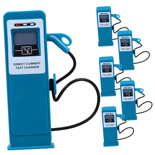 VICASKY 6 Stück Teiliges Miniatur Elektroauto Ladestation Spielset Realistische Verkehrs Szene Interaktives Lernspielzeug für logisches und räumliches Denken Geeignet für Zuhause und VICASKY 6 Stück Teiliges Miniatur Elektroauto Ladestation Spielset Realistische Verkehrs Szene Interaktives Lernspielzeug für logisches und räumliches Denken Geeignet für Zuhause und von VICASKY