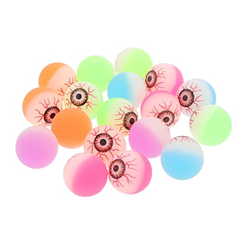 VICASKY 60 Stk Eye Hüpfball Augapfel Hüpfbälle Spielzeug für Kinder Augäpfel halloween halloween assecoires Horror-Augen-Requisiten realistische Augen-Requisiten Plastik von VICASKY