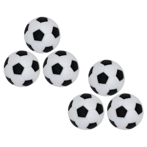 VICASKY 6er Set Mini Tischfußball Bälle Für Erwachsene 23mm Ersatzbälle Für Tischfußballspiele Hochwertige Schwarze Und Weiße Kickerbälle Für Spannende Matches von VICASKY