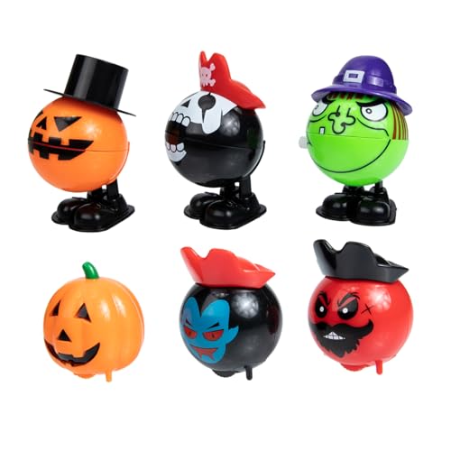 VICASKY 6pcs Halloween Wind -up Toys Plastic Tlockwork Walking Toys Party Playthings von VICASKY