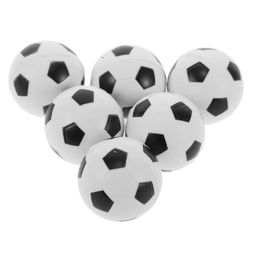 VICASKY Mini-fußball-quetschbälle 6er-Pack Spielzeug Weiches Robustes Pu-Material Sensorisches Spielzeug Zur Entspannung Bälle Zur Linderung von VICASKY