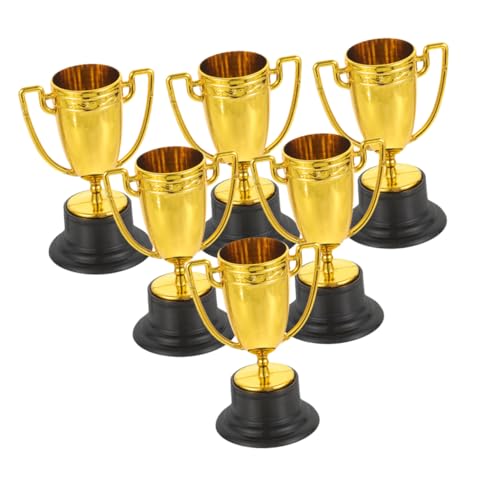 VICASKY Mini-trophäenbecher Auszeichnungen 6 Stück Trophäenbecher Für Kinder Partygeschenke Fußball Golf Fußball-dekorationen von VICASKY