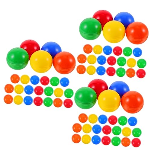 VICASKY 75 STK Lotteriekugel Farbiger Lotterieball Ersatz-Bingoball jonglieren Bingo-Party tischtennisball tischfussball Spielzeug Bälle für die Party pflücken Partyspielbälle PVC von VICASKY