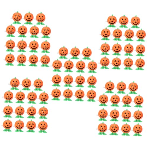 VICASKY 75 STK Springendes Spielzeug Kürbis-Sprungspielzeug Gruseliges Aufziehspielzeug Halloween Pumpkin halloweenkürbis Fun Toy Uhrwerk Spielzeug Uhrwerkspielzeug aus Kunststoff Plastik von VICASKY