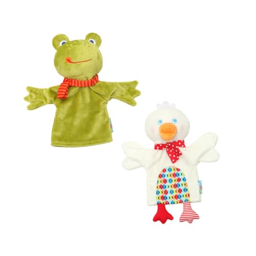 VICASKY 8 STK Handpuppe interaktive Puppen pucktuch Puppentheater handspielpuppen kinderdecken plushbit Spielzeug Welpenfiguren Plüschtier Kind Bevorzugungspuppen Baumwolle Green von VICASKY