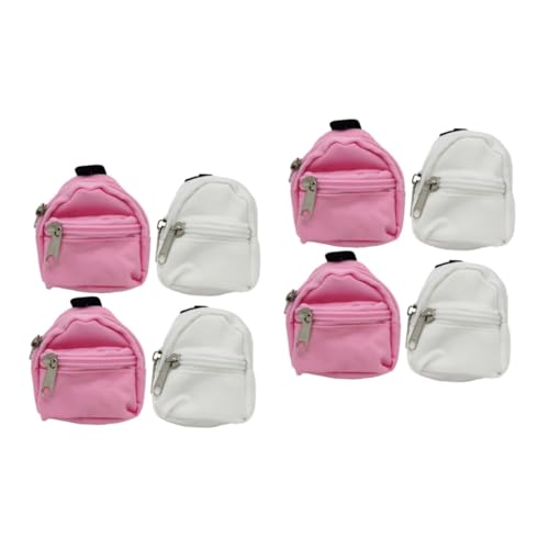 VICASKY 8 STK Simulation Schultasche kinderspielzeug Kinder Spielzeug DIY Puppenrucksack Mini-Rucksack für Mädchen Rucksäcke für Mädchen Rucksack aus Puppenstoff Stofftaschen für Puppen von VICASKY