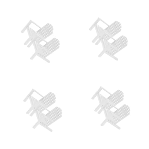 VICASKY 8 Stück Holz Miniaturstuhl Teilig Weiß Detailreiche Handgefertigte Puppenhaus Möbel Vielseitige Holzstühle für Bastelprojekte Hochzeitstorten Dekoration und Charmante VICASKY 8 Stück Holz Miniaturstuhl Teilig Weiß Detailreiche Handgefertigte Puppenhaus Möbel Vielseitige Holzstühle für Bastelprojekte Hochzeitstorten Dekoration und Charmante von VICASKY