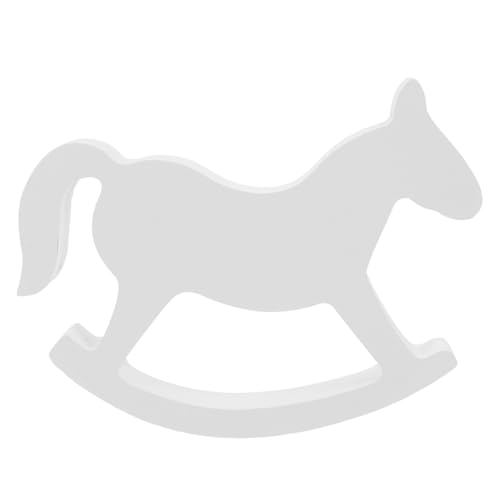 VICASKY 8 Stück Kleines Weißes Schaukelpferd aus Holz Dekoratives Hochzeitsspielzeug Handgefertigte Kinderzimmer Dekoration Niedliches für Mädchen und Junge Mädchen VICASKY 8 Stück Kleines Weißes Schaukelpferd aus Holz Dekoratives Hochzeitsspielzeug Handgefertigte Kinderzimmer Dekoration Niedliches für Mädchen und Junge Mädchen von VICASKY