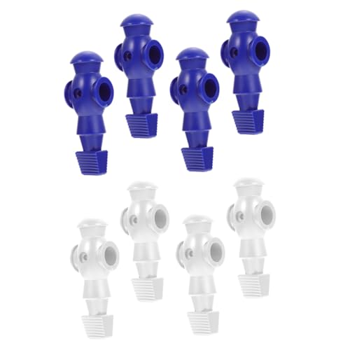VICASKY 8 Stück Teiliges Foosball Tischfußballspieler Mechanische Spielfiguren in Blau und Weiß Kompatibel mit Standard Fußballstangen Einfache Montage Robustes Ersatzteil für VICASKY 8 Stück Teiliges Foosball Tischfußballspieler Mechanische Spielfiguren in Blau und Weiß Kompatibel mit Standard Fußballstangen Einfache Montage Robustes Ersatzteil für von VICASKY