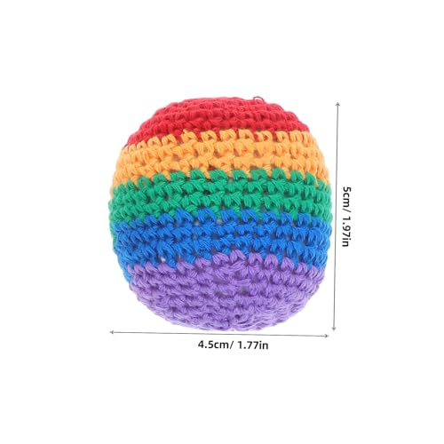 VICASKY 8 Stück Teiliges Handgefertigter Weicher Häkel-sandbeutel für Kleinkinder Kleine Hacky Balls zum Werfen und Jonglieren Vielseitiges Outdoor von Motorik und Koordination VICASKY 8 Stück Teiliges Handgefertigter Weicher Häkel-sandbeutel für Kleinkinder Kleine Hacky Balls zum Werfen und Jonglieren Vielseitiges Outdoor von Motorik und Koordination von VICASKY