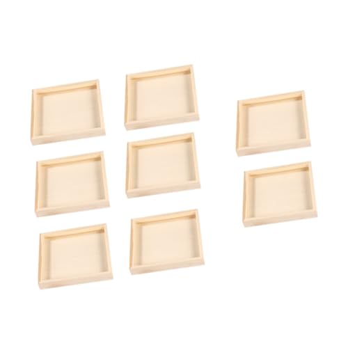 VICASKY 8 Stück Teiliges Holztablett für Würfelpuzzles Umweltfreundlich Lackiert Glatt Poliert Multifunktionale Aufbewahrungstabletts zur Kinderzimmerorganisation und Heimlagerung VICASKY 8 Stück Teiliges Holztablett für Würfelpuzzles Umweltfreundlich Lackiert Glatt Poliert Multifunktionale Aufbewahrungstabletts zur Kinderzimmerorganisation und Heimlagerung von VICASKY