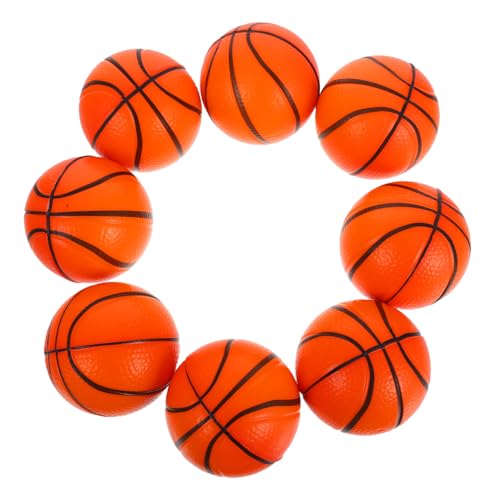 VICASKY 8 Stück Teiliges PU Schaum Basketball Stressball Mini Stress Bälle für Partygeschenk und Entspannungsspielzeug für Jungen und Mädchen VICASKY 8 Stück Teiliges PU Schaum Basketball Stressball Mini Stress Bälle für Partygeschenk und Entspannungsspielzeug für Jungen und Mädchen von VICASKY