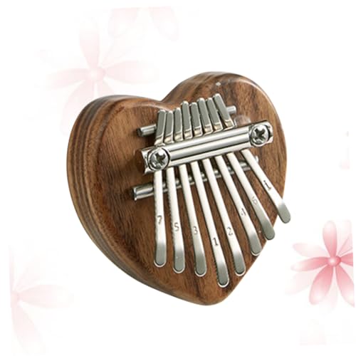 VICASKY 8 pädagogisches Spielzeug kleines Instrument Mini-Kalimba-Klavier musikinstrumente Spielzeuge toys Kinderklavier Kinderspielzeug Montage Fingerklavier Spielzeug für Kinder Hölzern von VICASKY