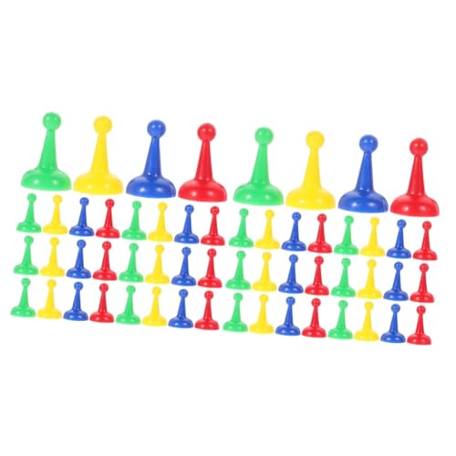 VICASKY 80 Stück Spielfiguren Spielmarken Tischmarker Schachbrett Schach Brettspiele Spielfiguren Spielfiguren Schach Für Brettspiel Schachbrettzubehör Spielzubehör von VICASKY