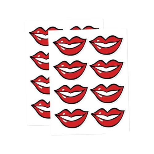 VICASKY 80 Stück Teiliges Lippen Maskenaufkleber Selbstklebend Abziehbar Langlebig mit Lebensechtem Lächel als Maskendekoration für Servicebranche und Alltag VICASKY 80 Stück Teiliges Lippen Maskenaufkleber Selbstklebend Abziehbar Langlebig mit Lebensechtem Lächel als Maskendekoration für Servicebranche und Alltag von VICASKY