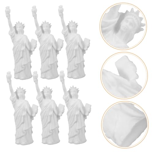 VICASKY 8St Modell der Freiheitsstatue Nachbildung der Freiheitsstatue Miniatur-Freiheitsstatue DIY Modellbau Mini-Freiheitsstatue-Ornamente Freiheits-Souvenirfiguren Souvenirs von VICASKY