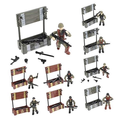 VICASKY 8st Menschenfiguren Zur Dekoration Soldaten-actionfiguren Mini-People-Modelle Winzige Menschenfiguren Für Soldaten Soldatenformen Mini-personenfiguren Minifigur Plastik von VICASKY