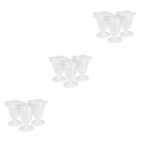 VICASKY 9 STK Simulationspokal Eisbecher Kochgeschirr-Modell Mini-Cup-Dekoration Mini-Cup-Modell Modell Mit Winzigen Tassen Mini-hausschmuck Mini-dekor Eiscreme Miniatur Kelch Plastik von VICASKY