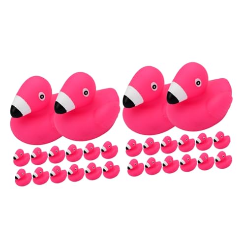 VICASKY 96 STK Flamingo-Spielzeug Spielzeug kinderspielzeug Toys for Soft Toy Water Toys Babybadewanne badewanne Wasserspielzeug für Babys -Dusche-Versorgung Vinyl Rosy von VICASKY